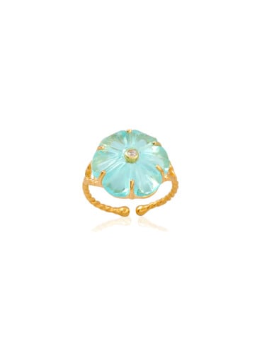 Bague IRIS Aqua