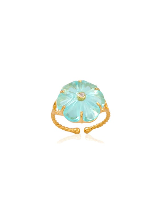 Bague IRIS Aqua