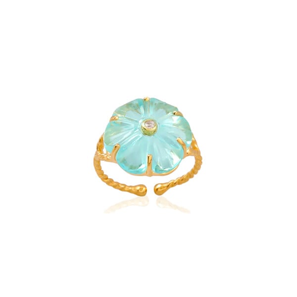 Bague IRIS Aqua
