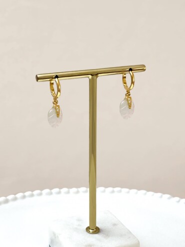 Boucles feuilles dana quartz