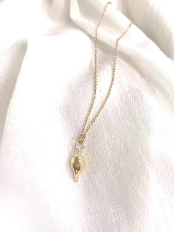 Collier coquillage conque emma