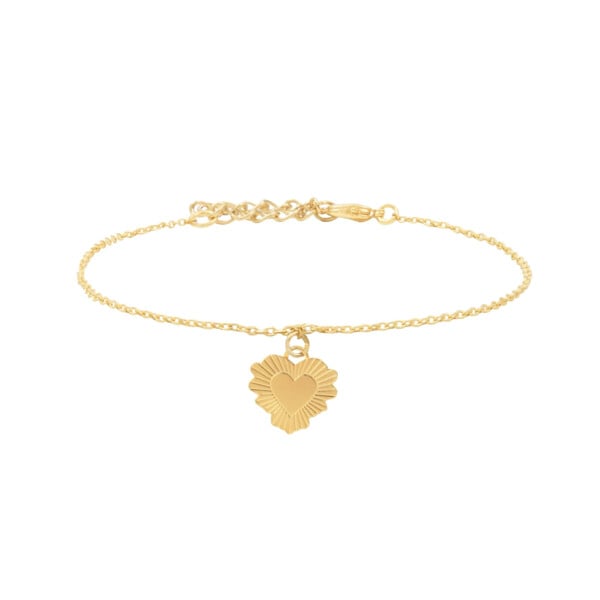 Bracelet coeur grenadine