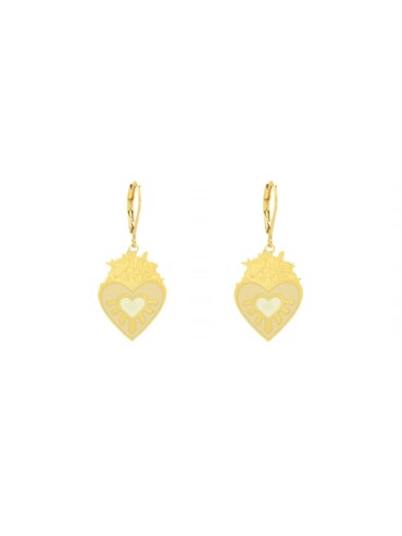 Petites boucles d'oreilles FRIDA IVOIRE