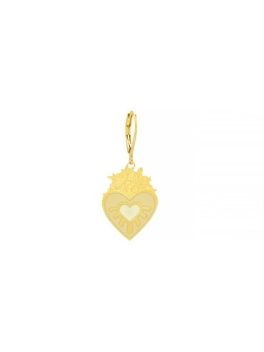 Petites Boucles d'oreilles Frida Ivoire