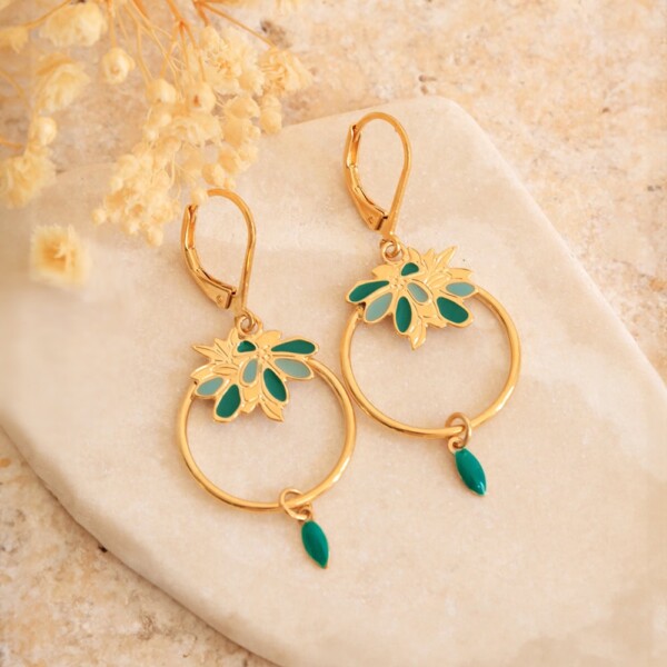 Petites boucles Nymphéas lagon