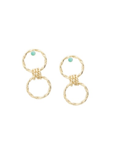 Boucles d'oreilles doubles Angela