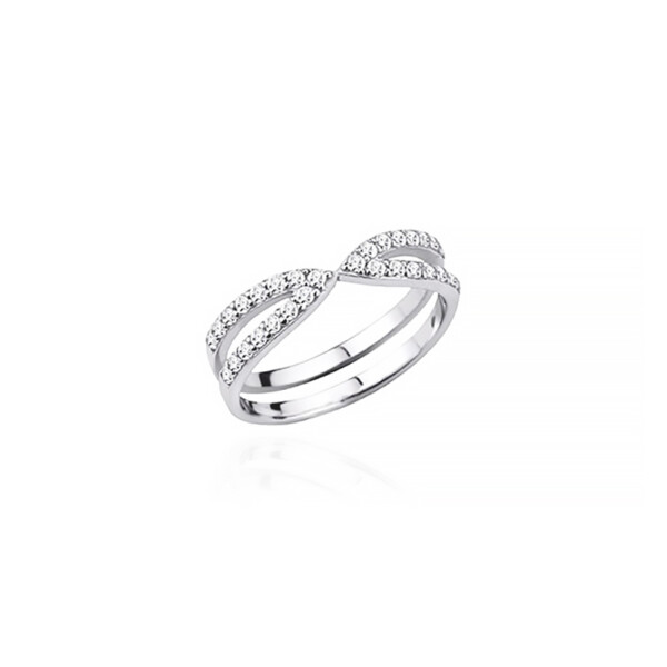 Bague en argent 925 brillants daintree