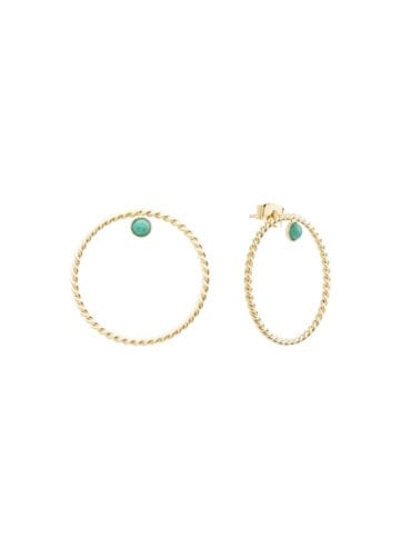 Boucles d'oreilles torsadées Angela