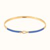 Bracelet fin lily - bleu mykonos