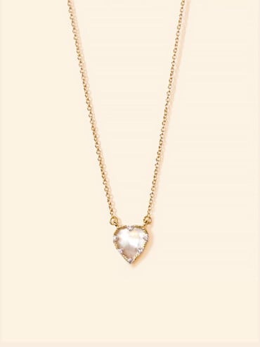 Collier lima nacre coeur