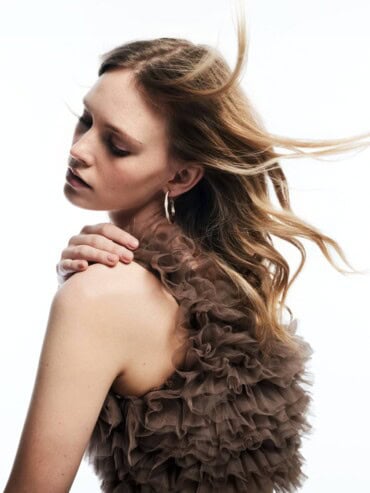 Créoles bangle Sable