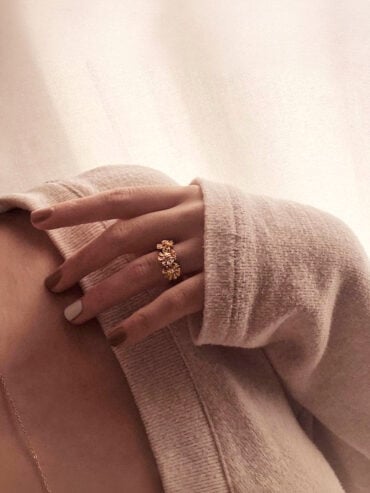 Bague Marguerite triple