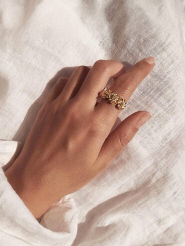 Bague Marguerite triple