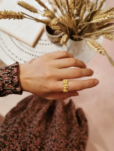 Bague Marguerite triple