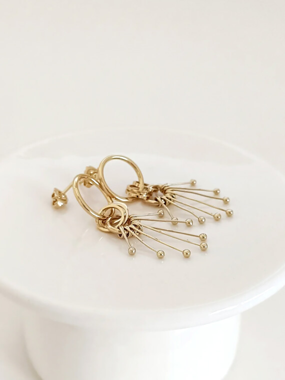 Boucles d'oreilles tanagra - bijoux fantaisie