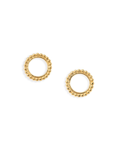Boucles cercle MILA vermeil