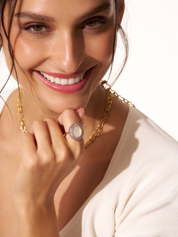 mirage bague nacre