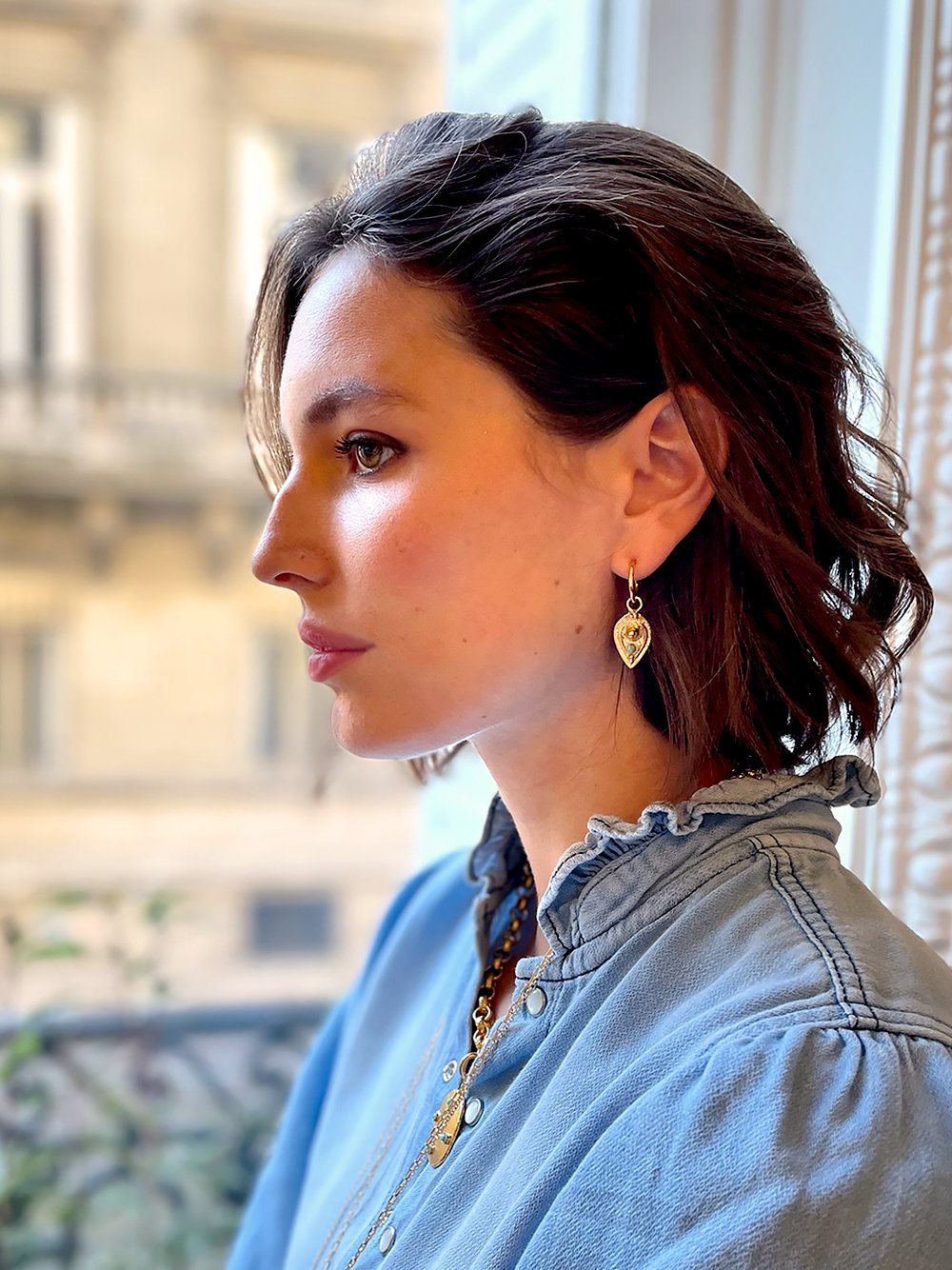 Boucles d'oreilles maha