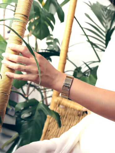 Bracelet from paris with love - doré