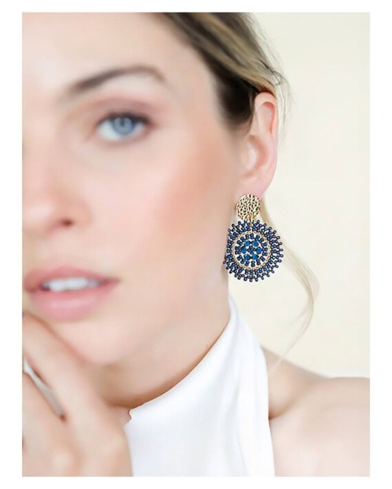 Boucles baby espagnola blue