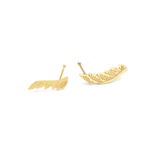 Boucles d'oreilles plumes climbers contours d'oreilles