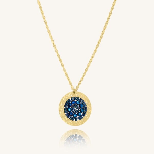 Collier Isabella bleu marine