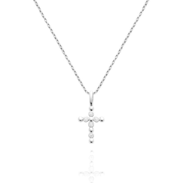 Collier croix argent allegra