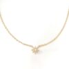 Collier étoile islande plaque or
