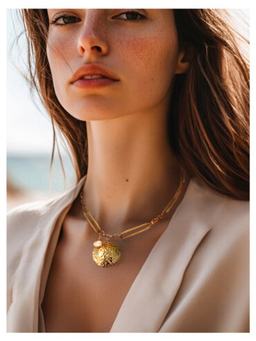 Collier mailles soleil bonnie