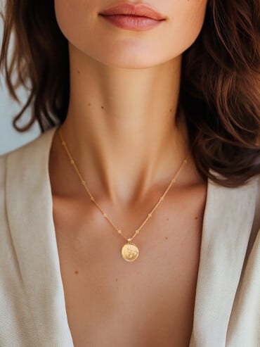 Collier médaille Mélina