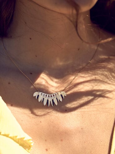 Collier resplendissant Plumes