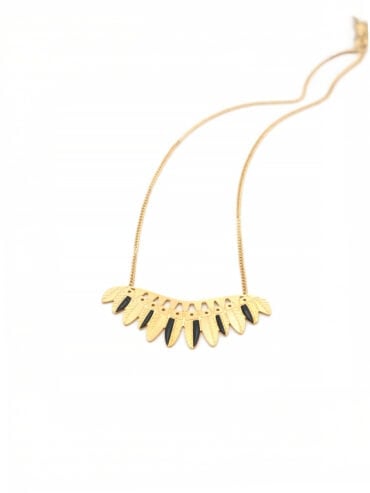 Collier resplendissant Plumes
