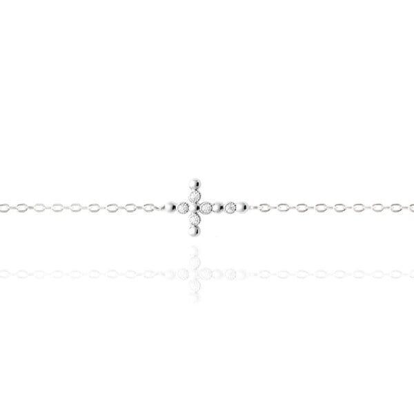 Bracelet croix argent allegra