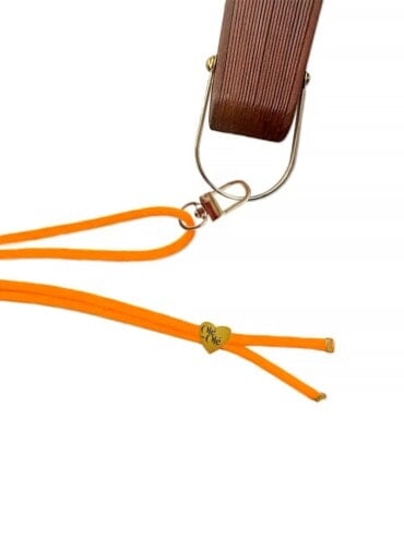 dragonne eventail orange