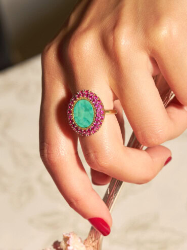 Bague turquoise femme