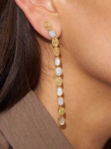 Boucles d'oreilles Sinaï nacre