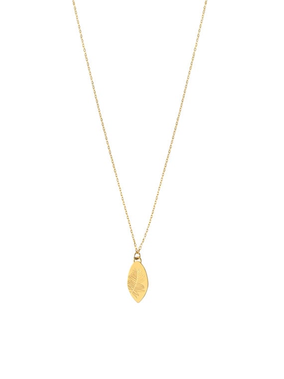 Collier feuille Ferny