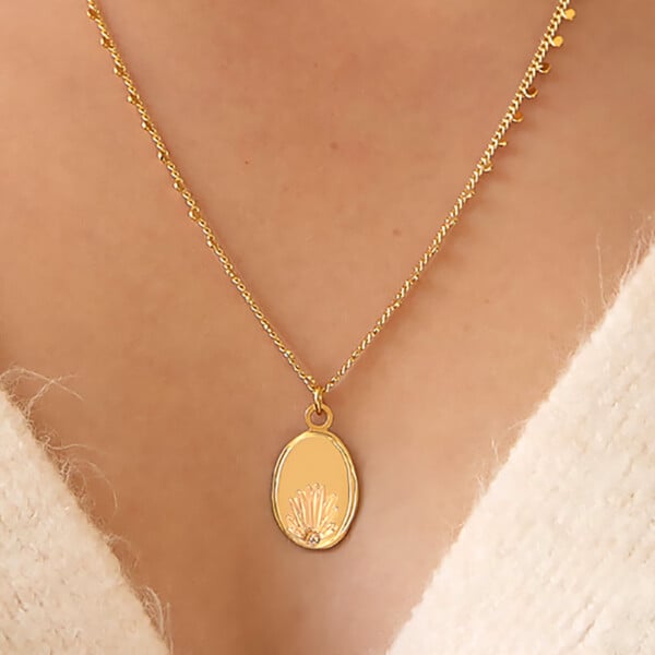 Collier Suzette femme collier médaille