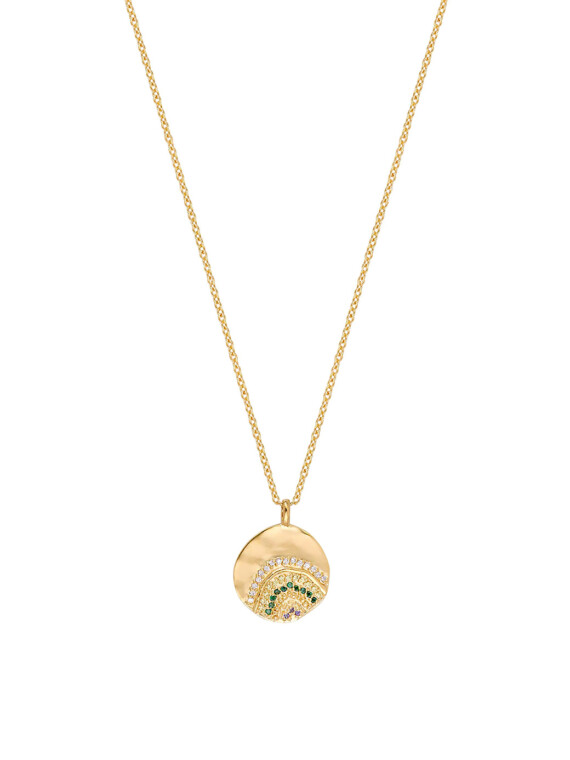 Collier court arc en ciel alice