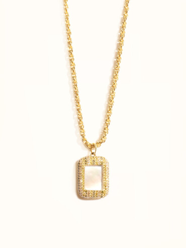 Collier Karma nacre