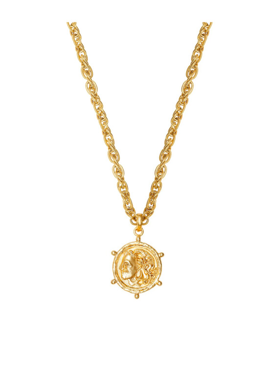 Collier médaille antique grecque Philippa