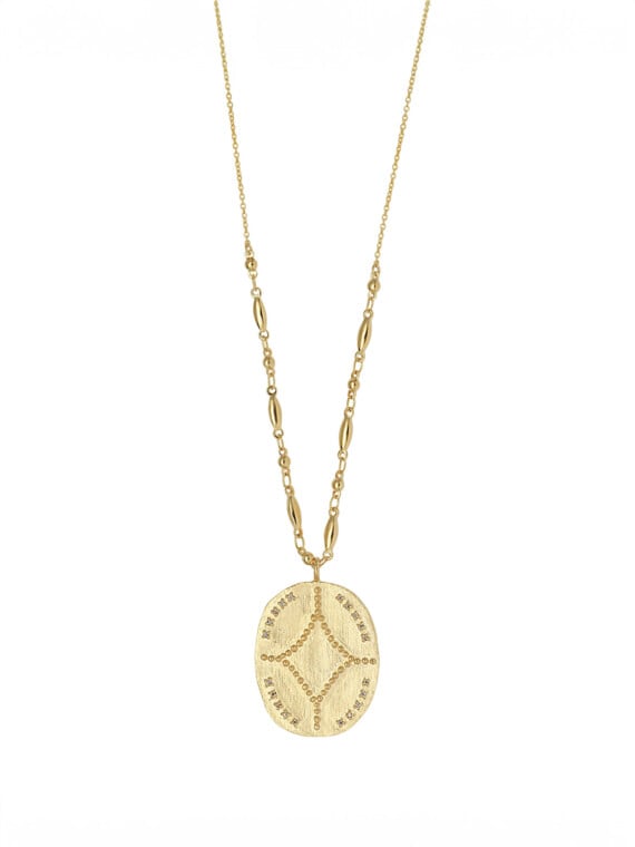 Sautoir sahara médaille