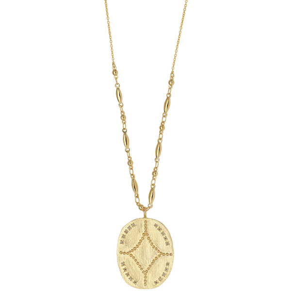 Sautoir sahara médaille