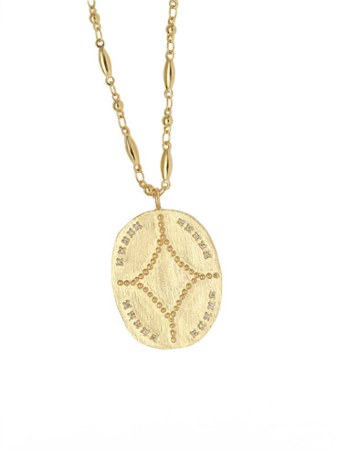 Sautoir sahara médaille