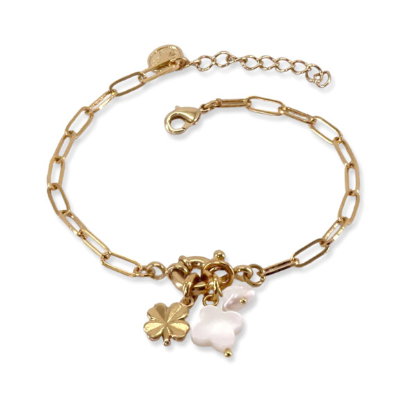 Bracelet fortunae trefle