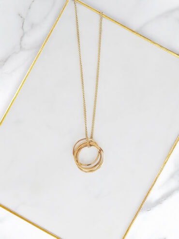 Collier laya anneaux fins