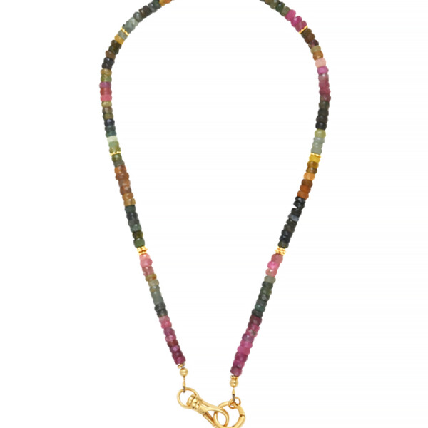 Collier multi tourmalines naele