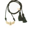 Collier aigle cordon labradorite vert bocage