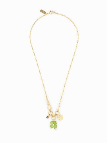 Collier Trèfle vert Serenity