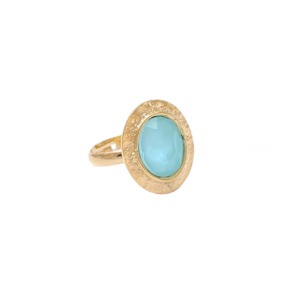 Bague bagatelle bleu azur